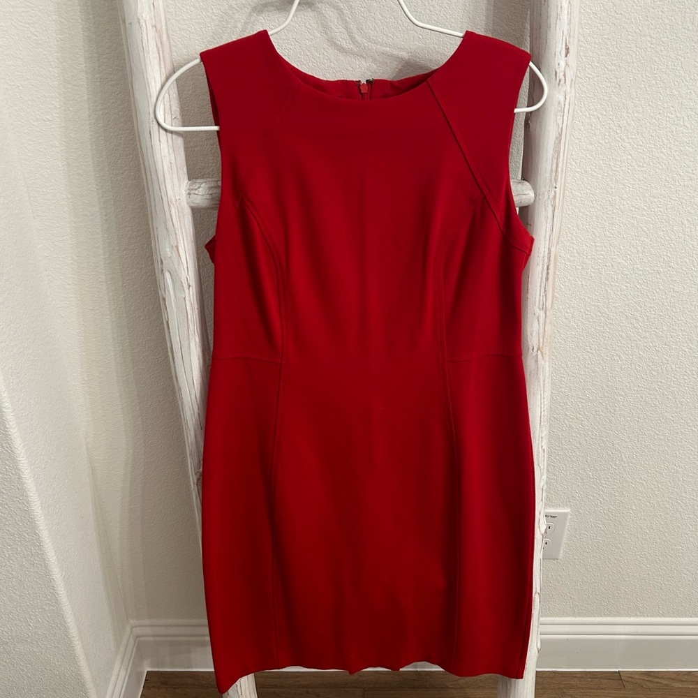 Talbots Vibrant Red Mini Dress